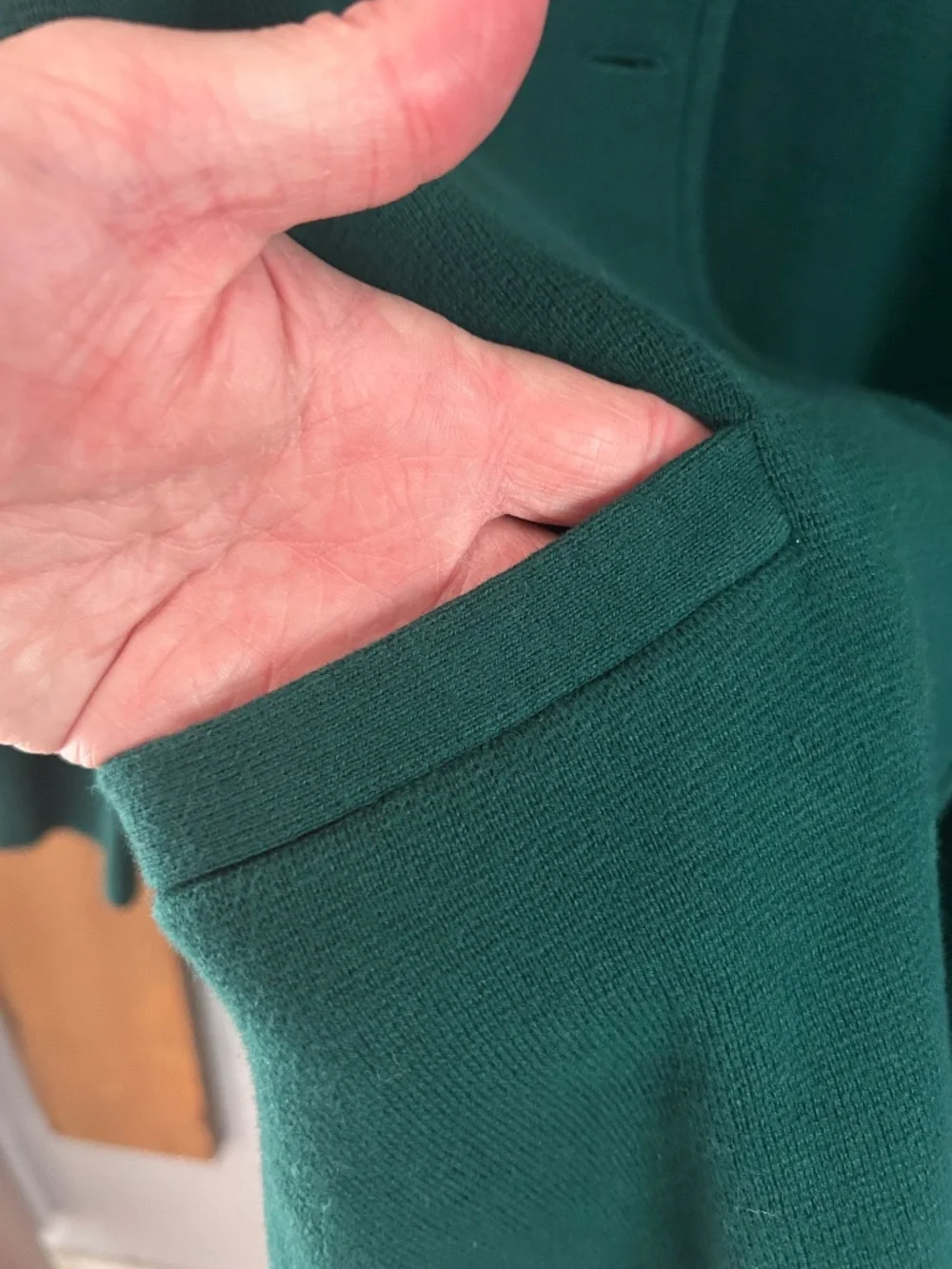 J Crew Emerald Green Sweater Coat